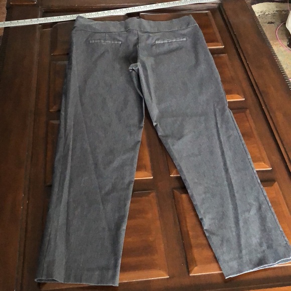 Woman’s Terra & Sky size 14W gray slacks with front pockets and tummy control - Picture 10 of 12